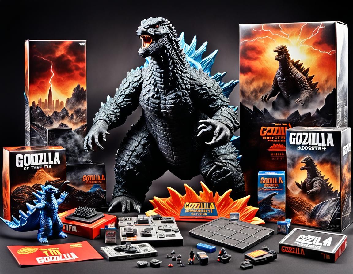 Godzilla Action Figure in Retail Packaging