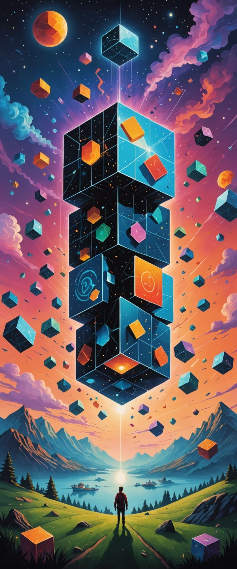 Time Cube Theory Meets SubGenius Luck Plane in Whimsical Pos...