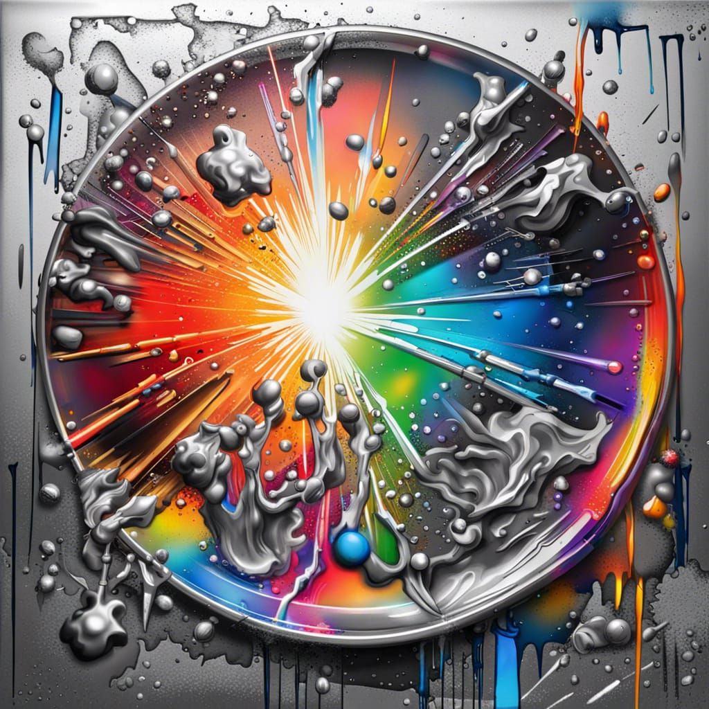 Lasers Strike Silver Plate in Alchemy Lab