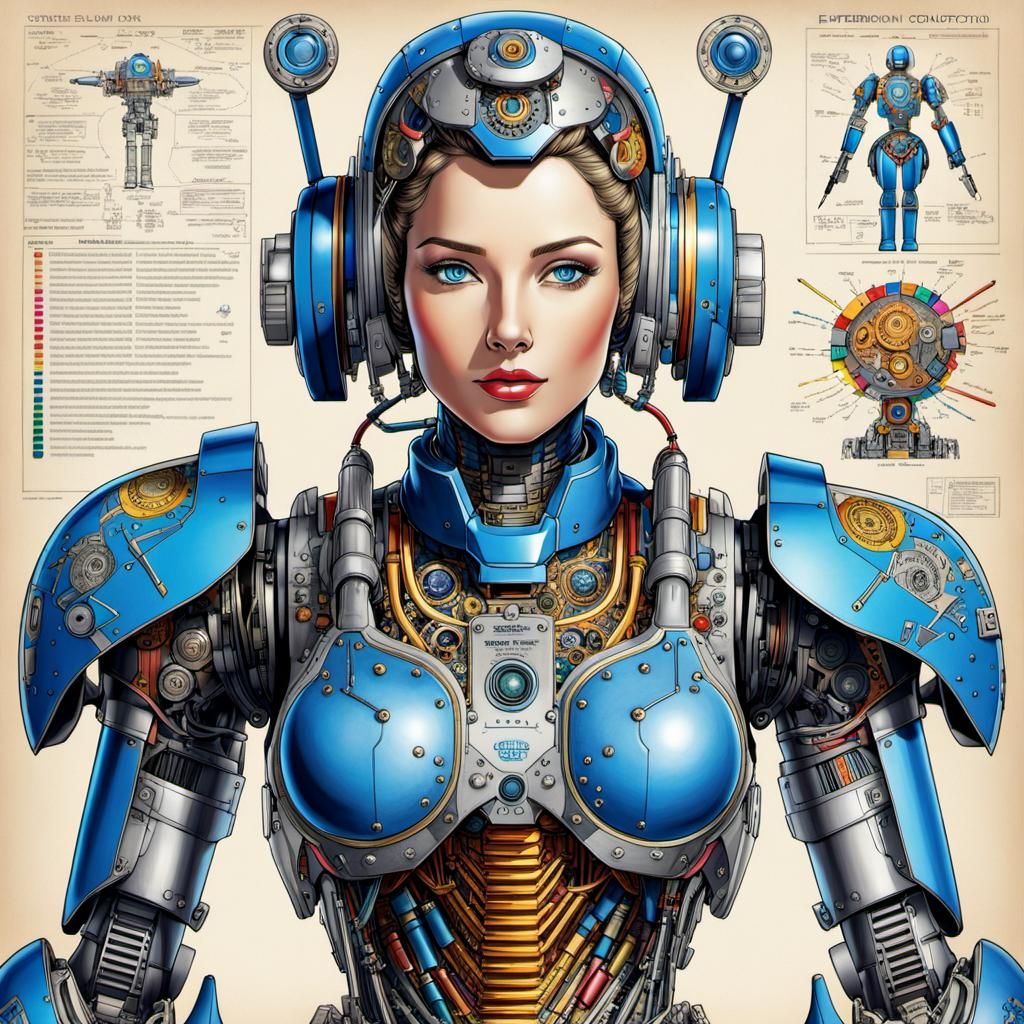 Diagram of a Humanoid Soldier.