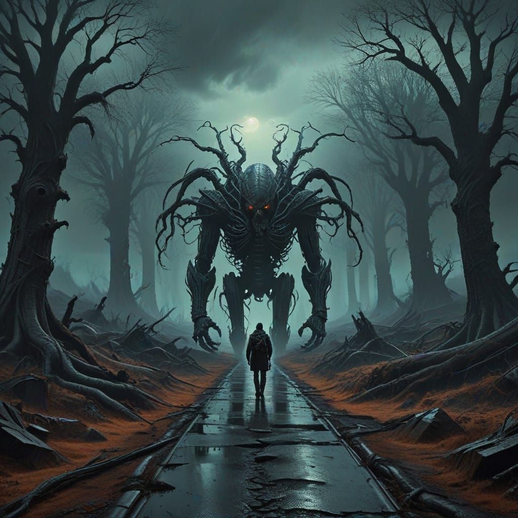 Surreal Landscape Beckons the Traveler