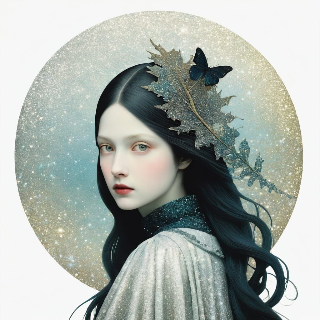 Surreal Spectral Figures in Dreamlike Style