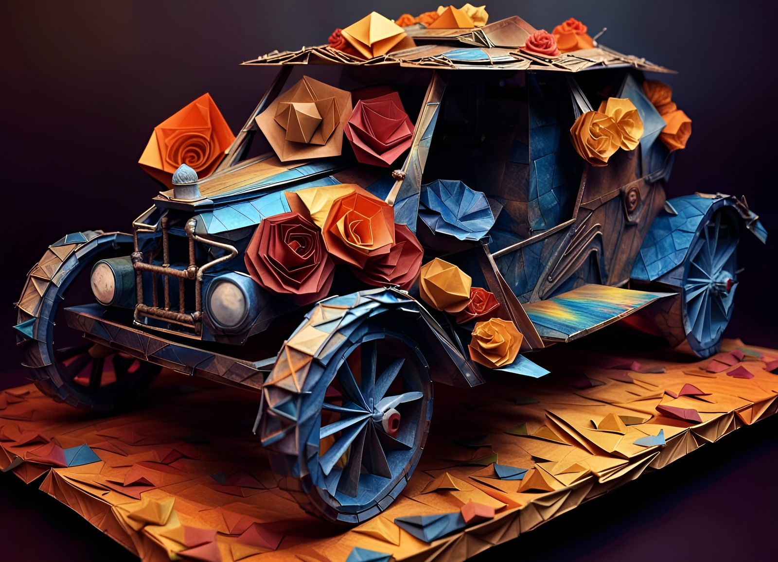 🧚‍♀️ ORIGAMI FAUST CAR 🧚‍♀️