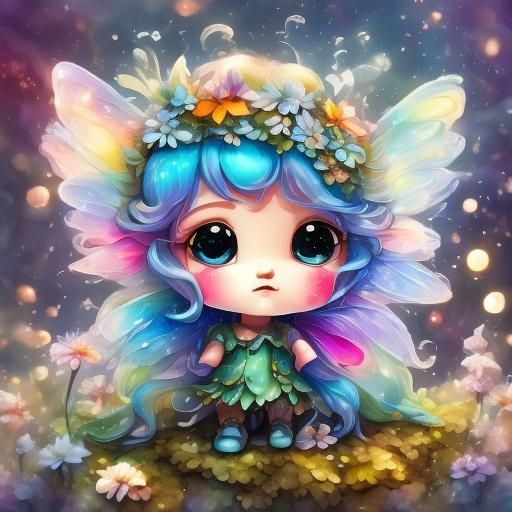 Pastel Cartoon Rabbit Logo with Hair Pins