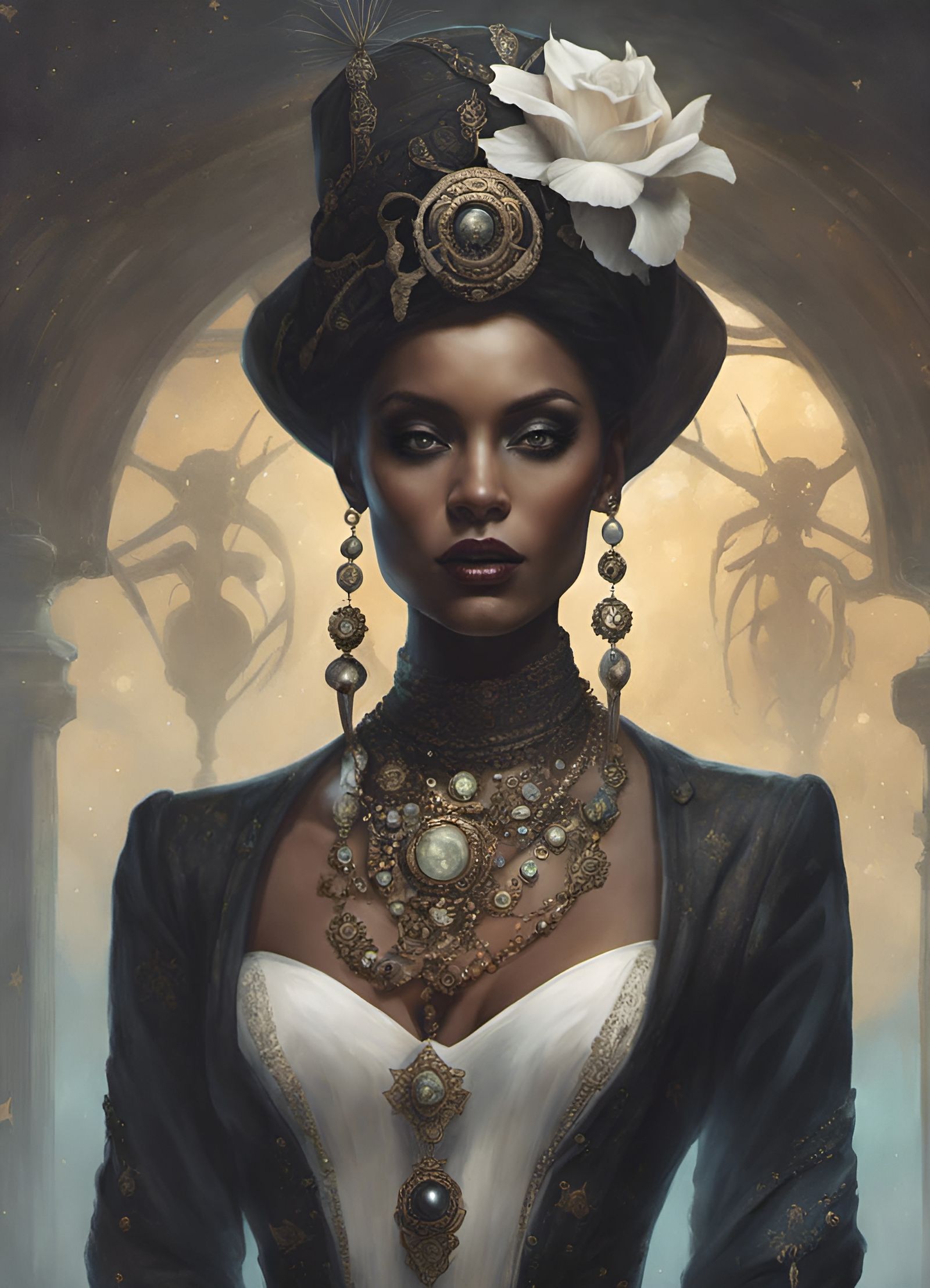 Gorgeous Voodoo Baron Samedi Portrait