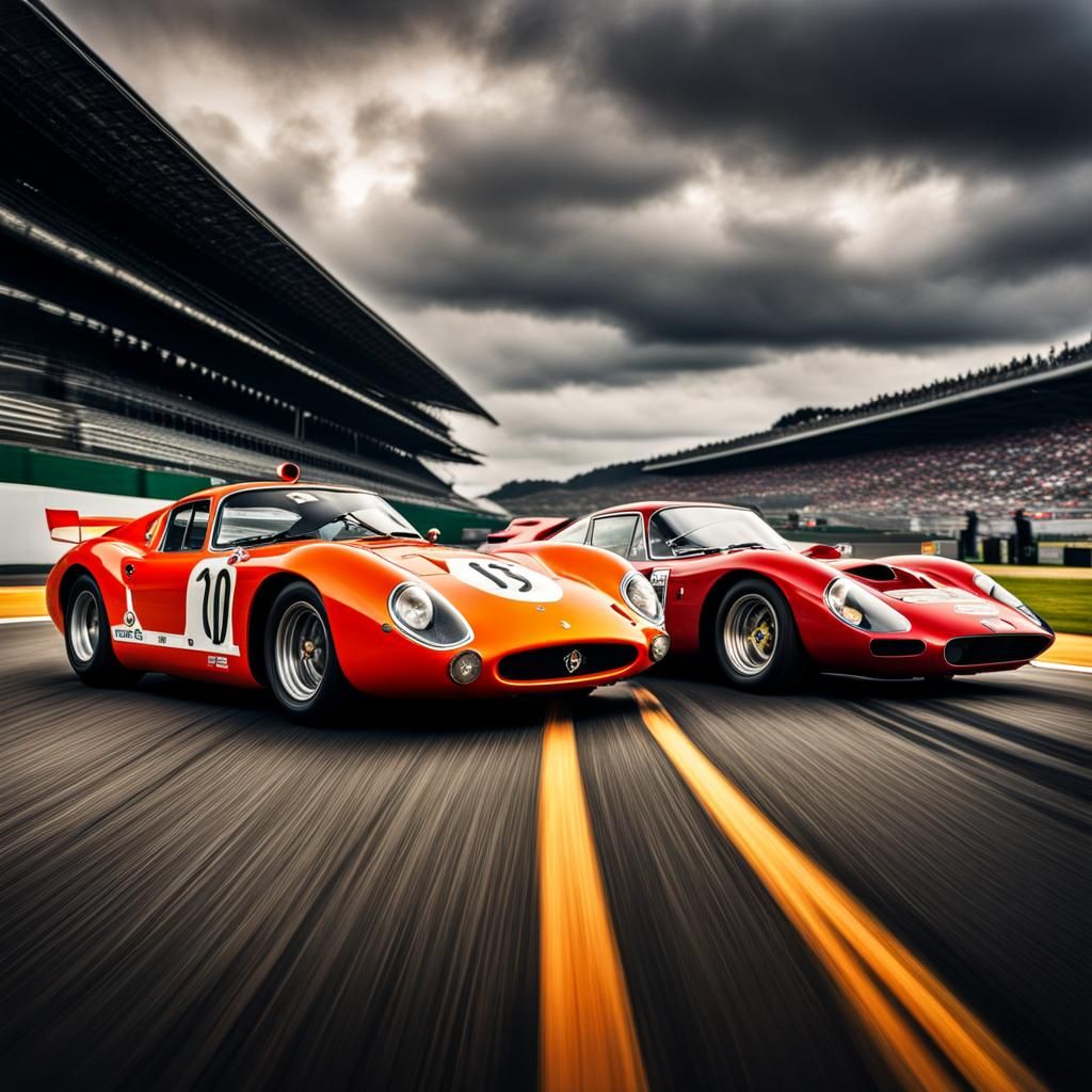 Hyperrealistic Drag Race: Ferrari vs. Porsche vs. McLaren