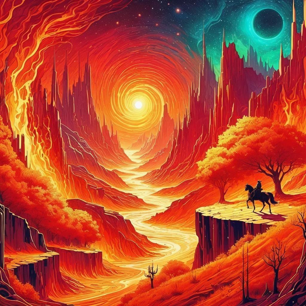 Infernal Autumn: Wild West Sci-Fi Cartoon