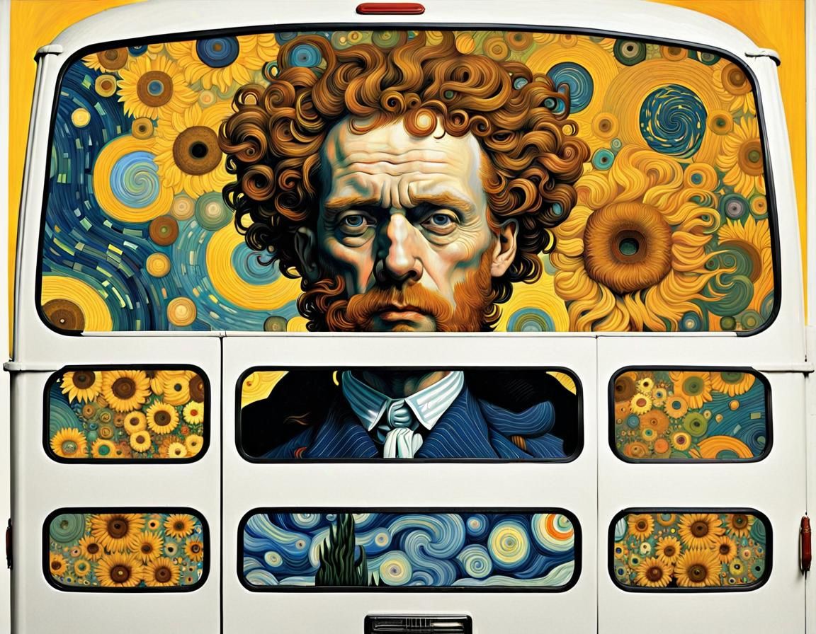 Searching Faces: Fractal Art in an Impasto Style