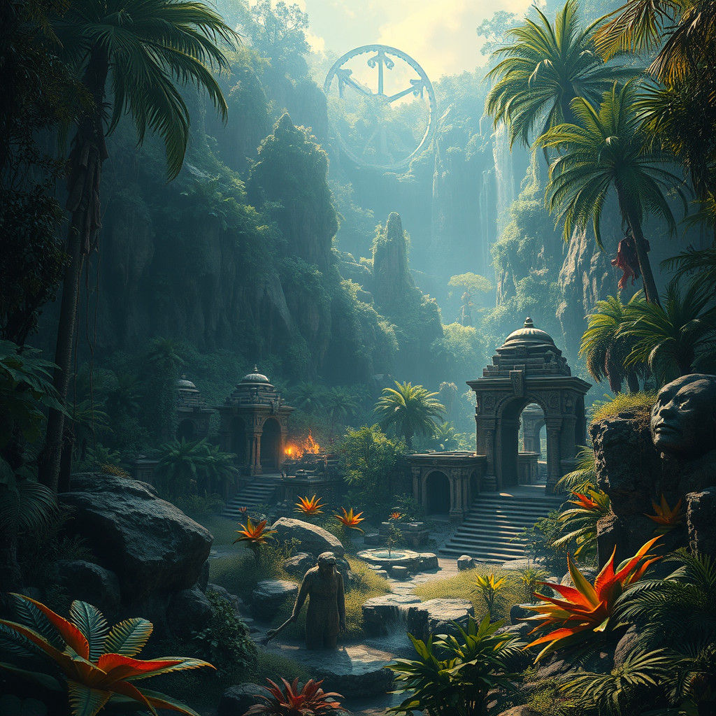 Jungle Ruins: Mystical Archaeological Discovery