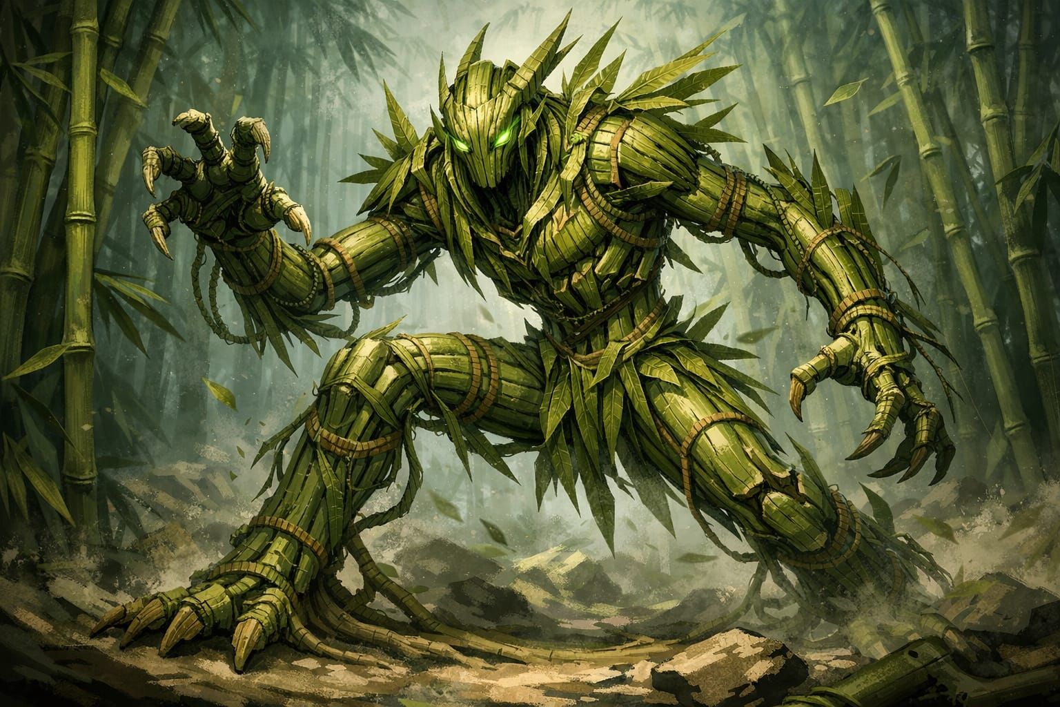 Bamboo Creature: Strong, Flexible, and Resilient Design