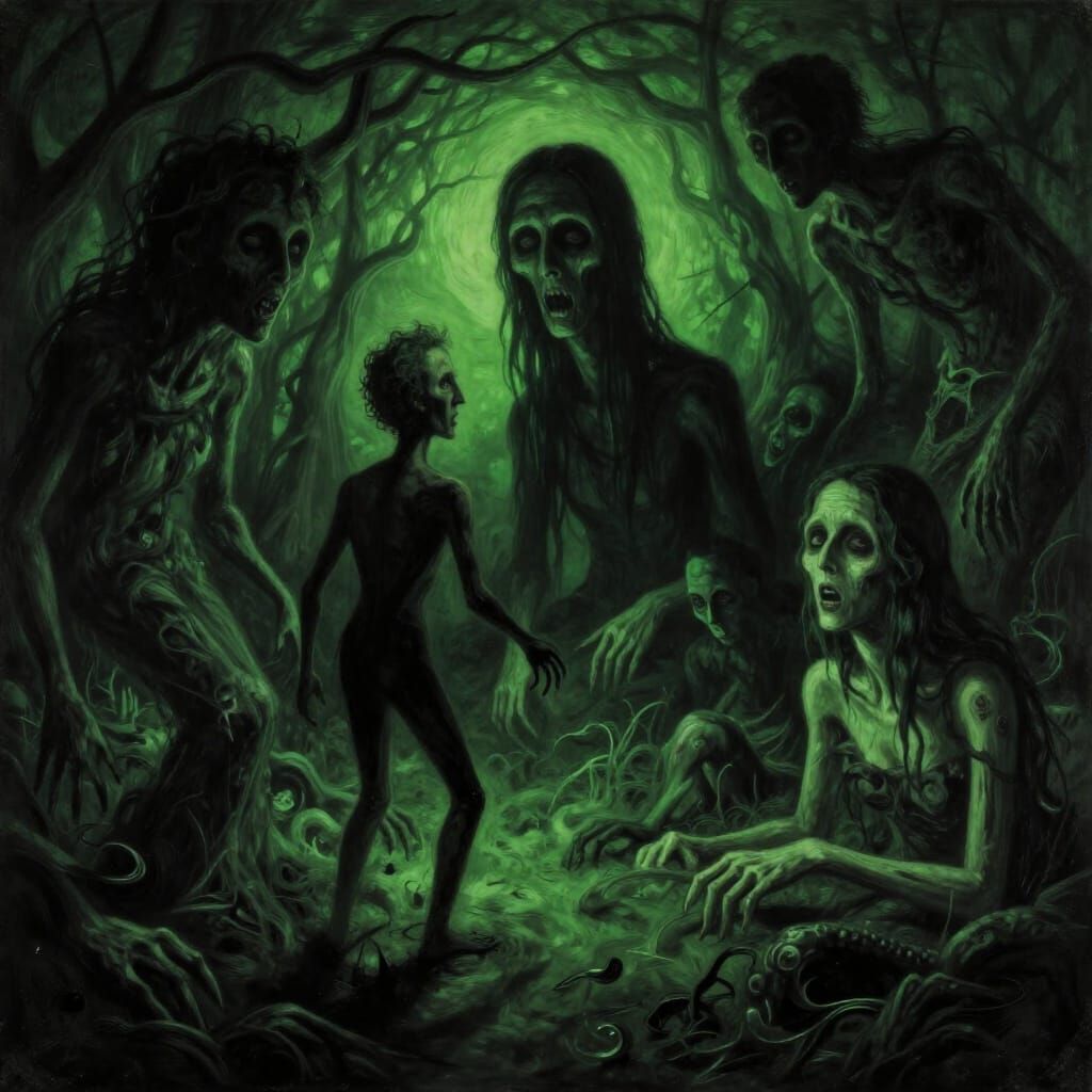 Nightmarish Landscape Inspired by Psycho in Bacon & Beksińsk...