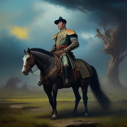 A Mongolian Horseman