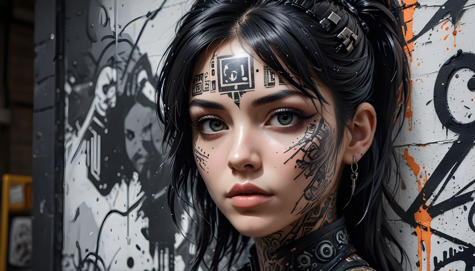 Cyberpunk Goddess in 8-Bit Pixel Art Glory