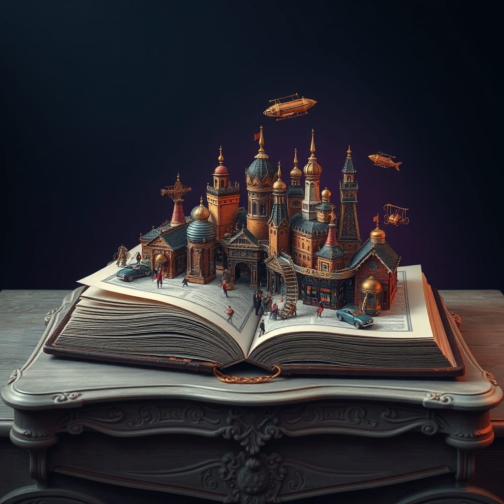 3d popup fantasy art