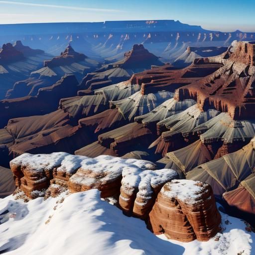 Detailed High-Resolution Image of the Grand Canyon
