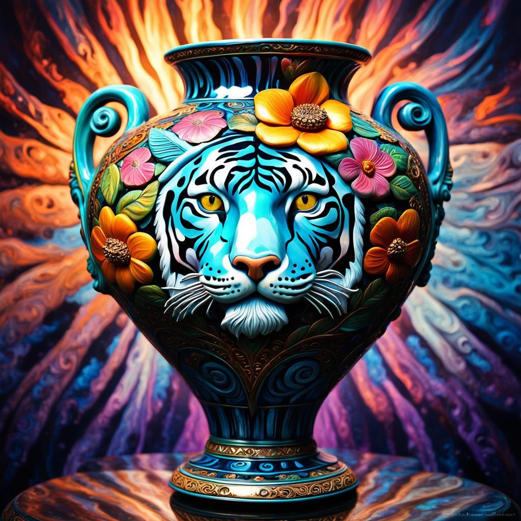 TIGER VASE
