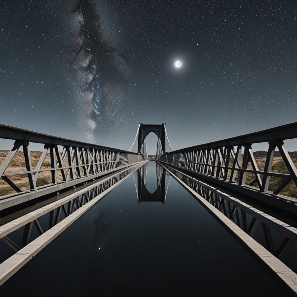 Bridge to Parallel Universe Under Black Sun