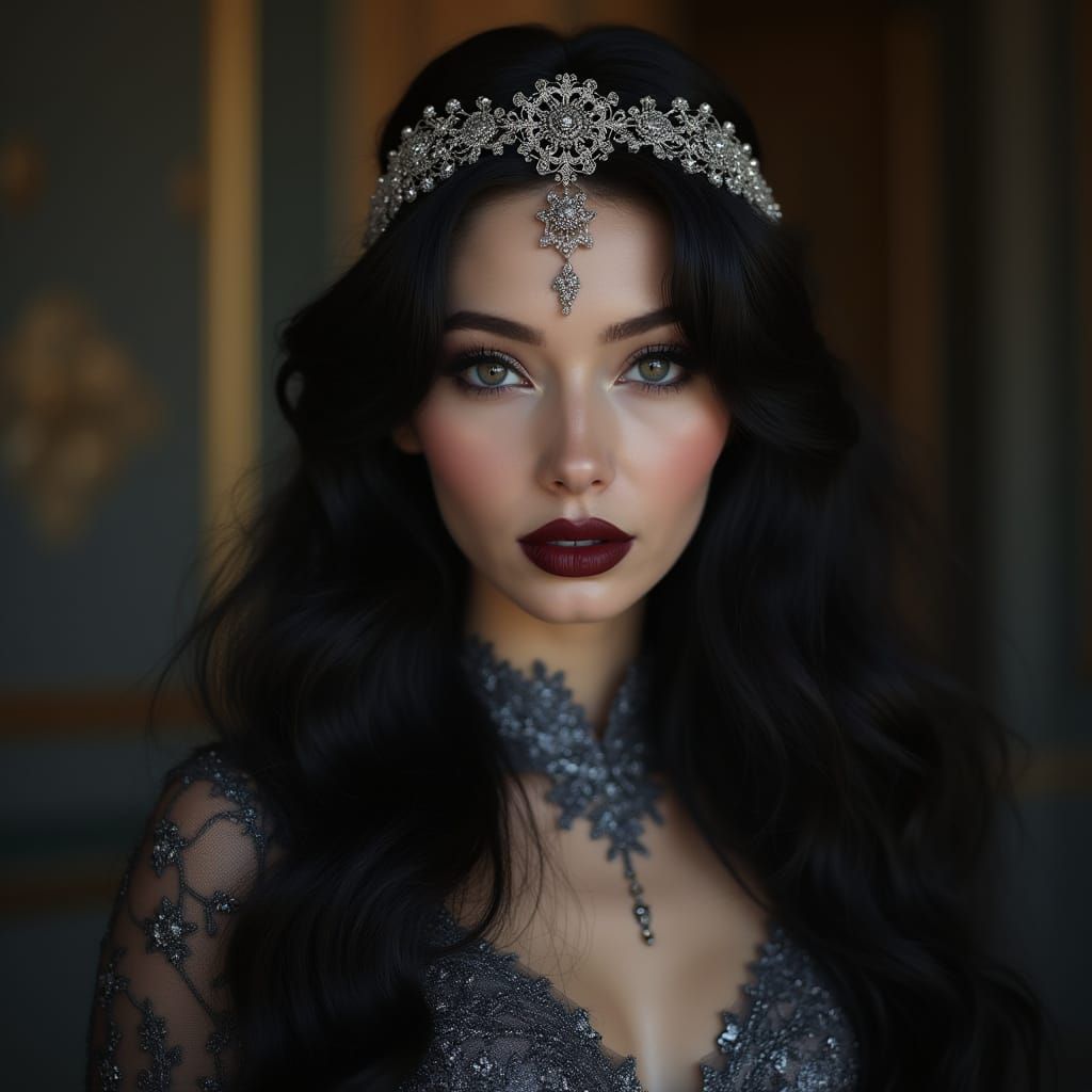 Sultry, Old Hollywood-Inspired Portrait of a Young Woman in ...