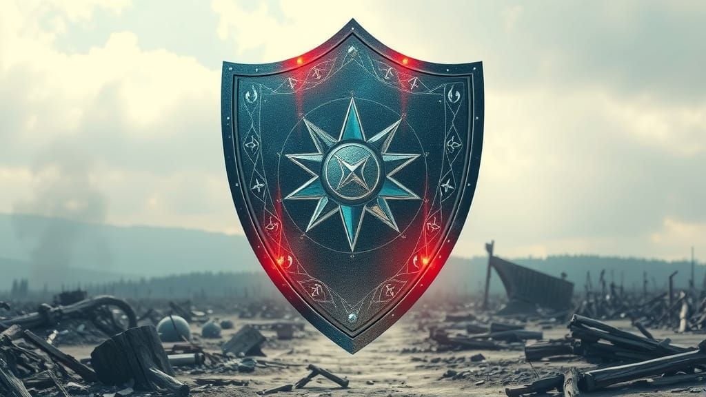 Mystical Shield Protects Ancient Battlefield