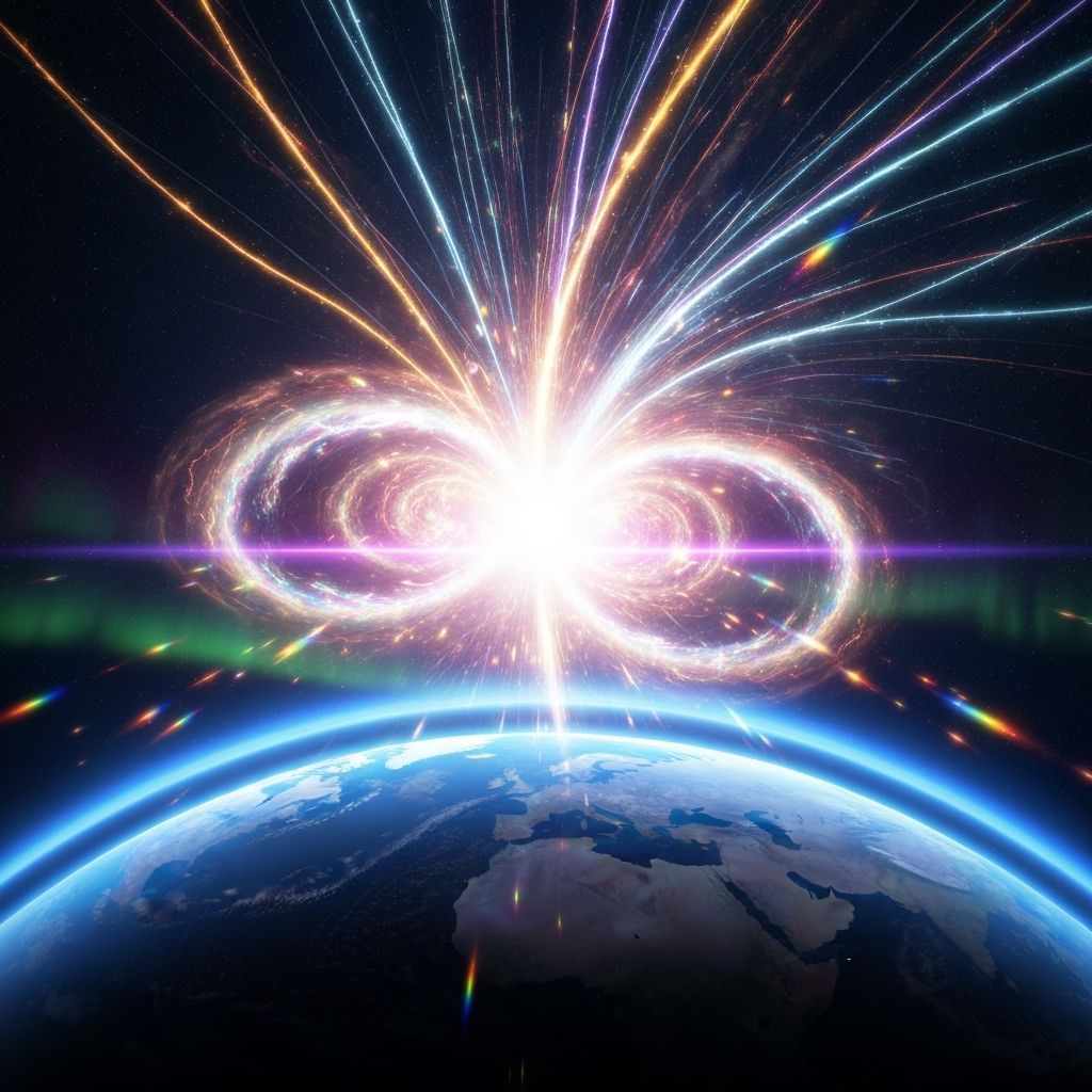 Photorealistic Magnetic Storm Erupts from Sun