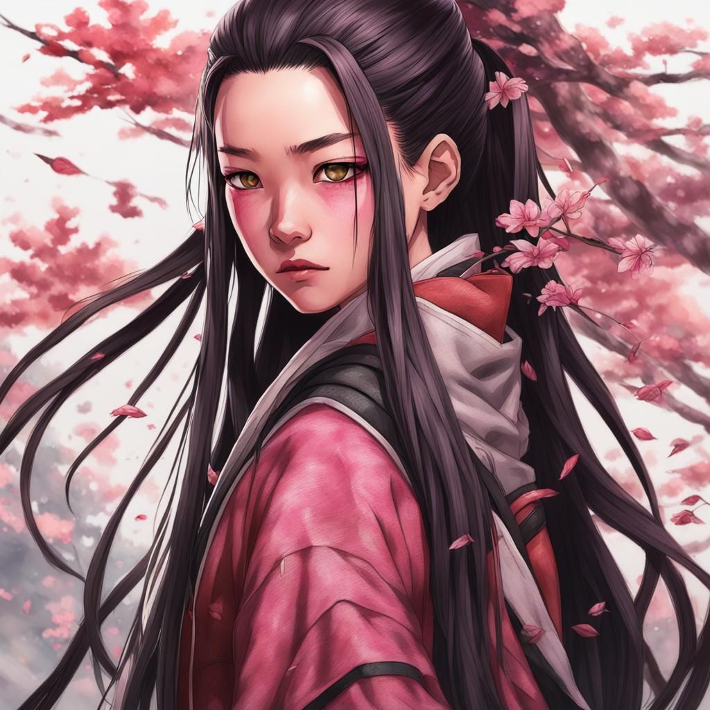 Hyperrealistic Image of Nezuko