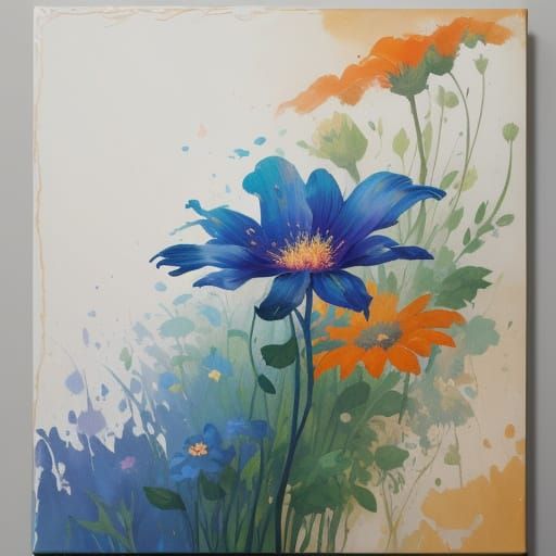 Impressionist Masterpiece: Clock Blooms into Flower