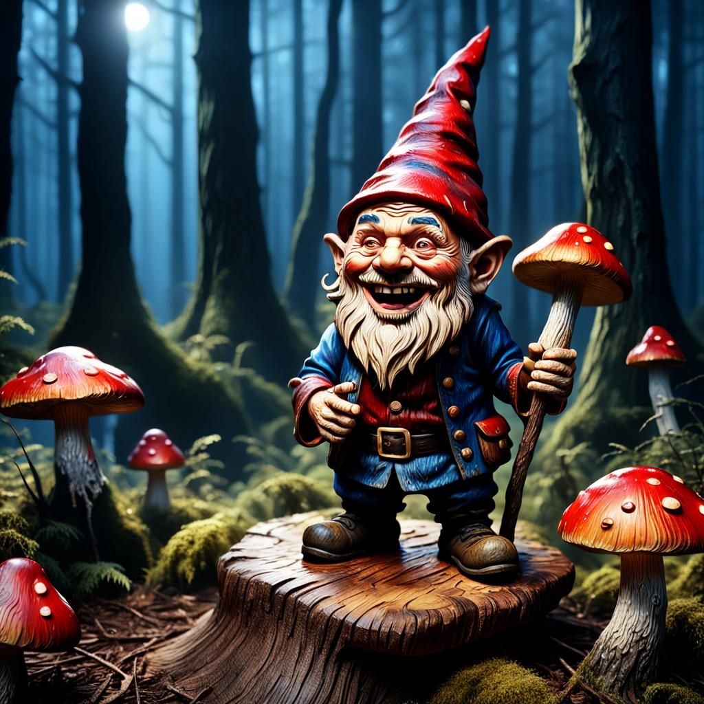 Freddy Kruger as Gnome in Hyperrealism