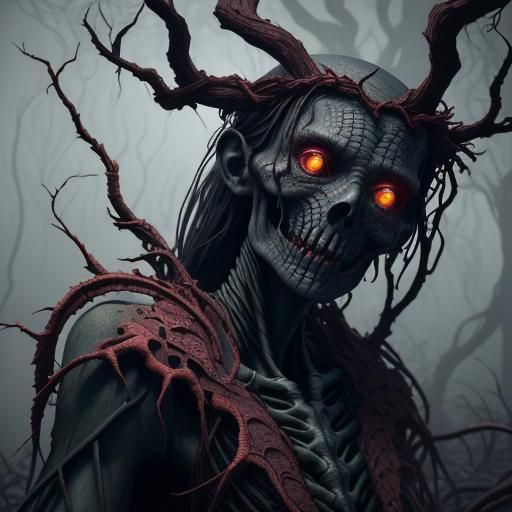 Blight Vine Creature in Moody Cinematic Lighting