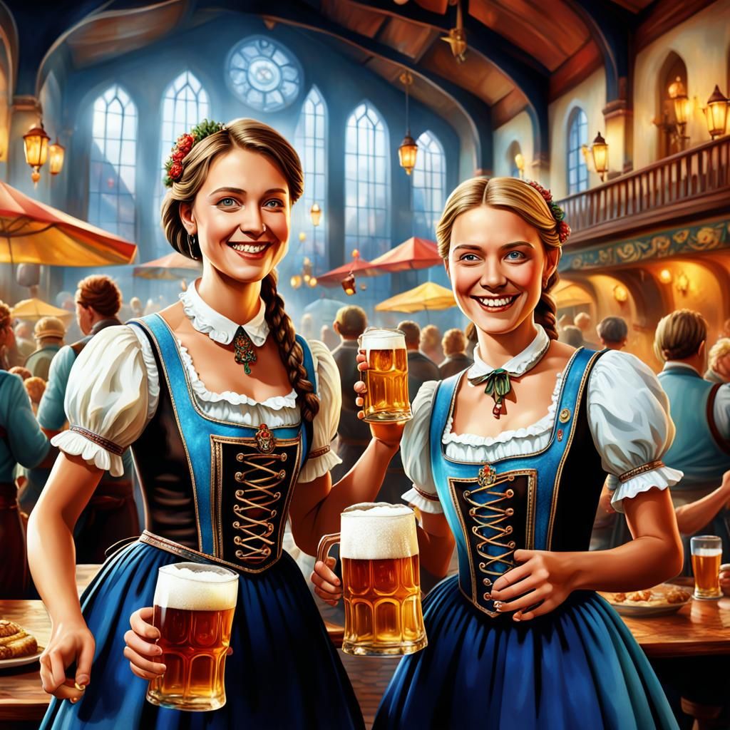 Bavarian Beer Fest: A Digital Matte Painting
