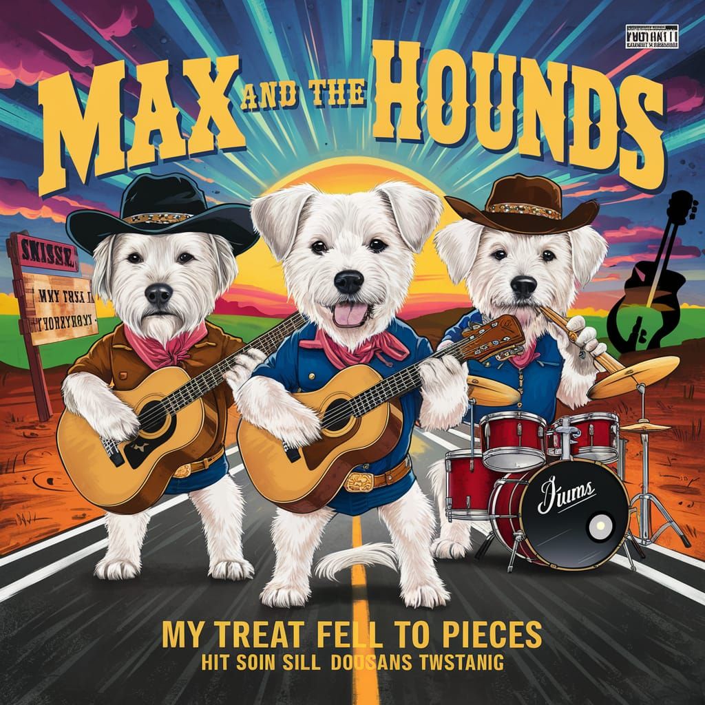 Max and the Hounds Album Cover: Western Dogs