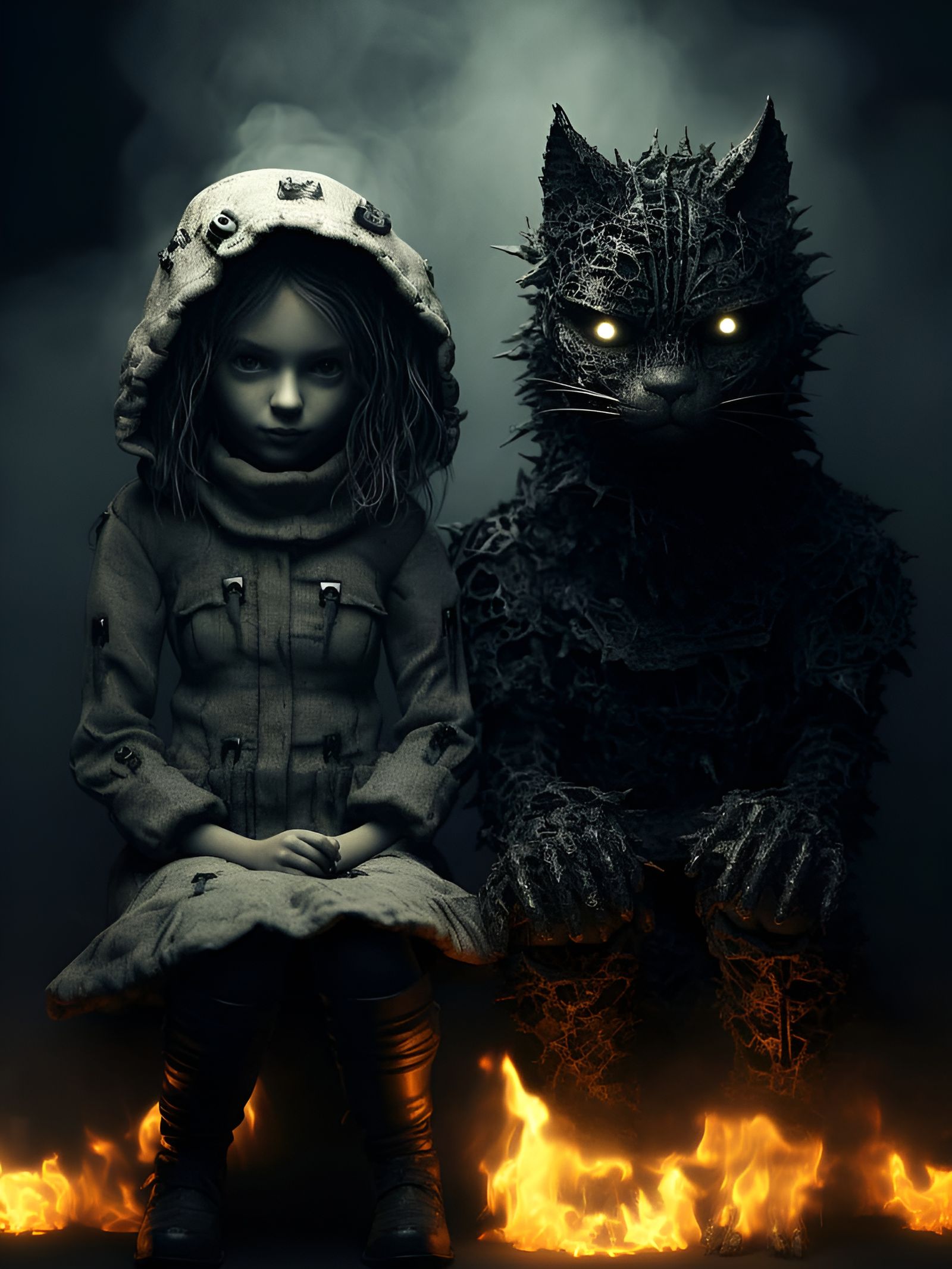 "My Imaginary Friend Likes You" - A Midjourney Creation