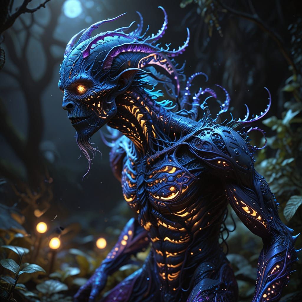 Ethereal Cryptid Unveils Mysterious Fractal Patterns