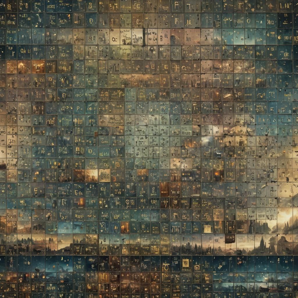 Alternate Reality Periodic Table: Digital Matte Painting