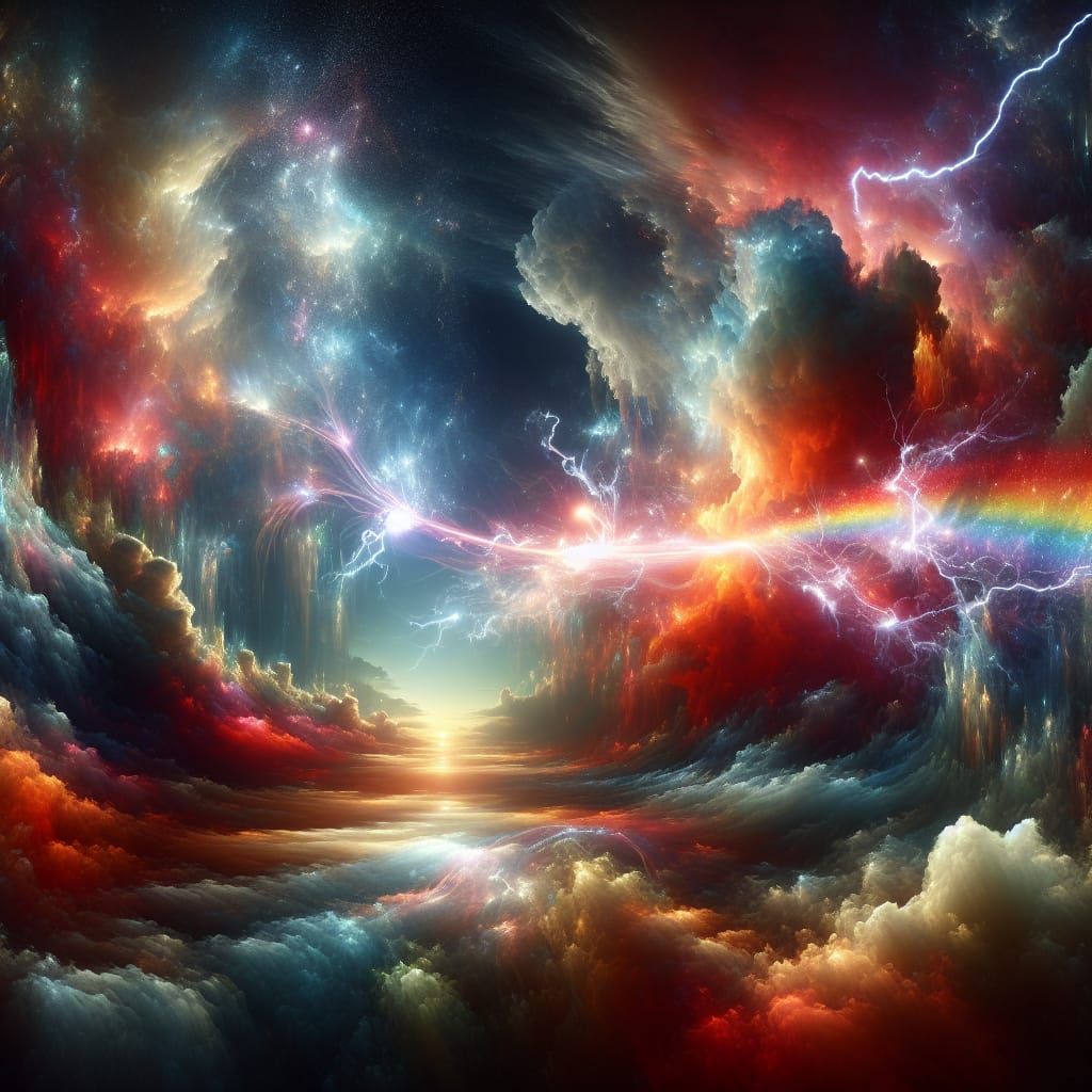 Exploding Rainbows: A Cinematic Atmospheric Perspective