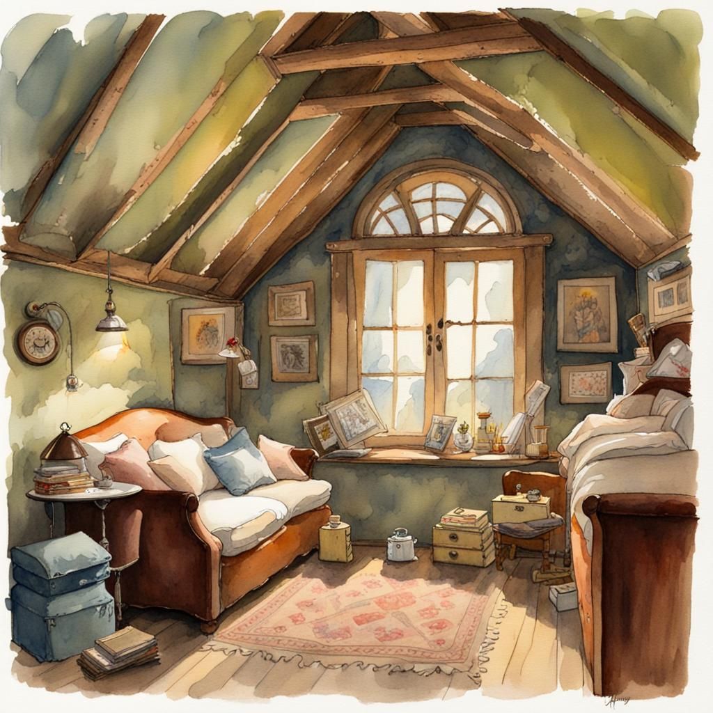 ROOMS IN WATERCOLOUR #16
