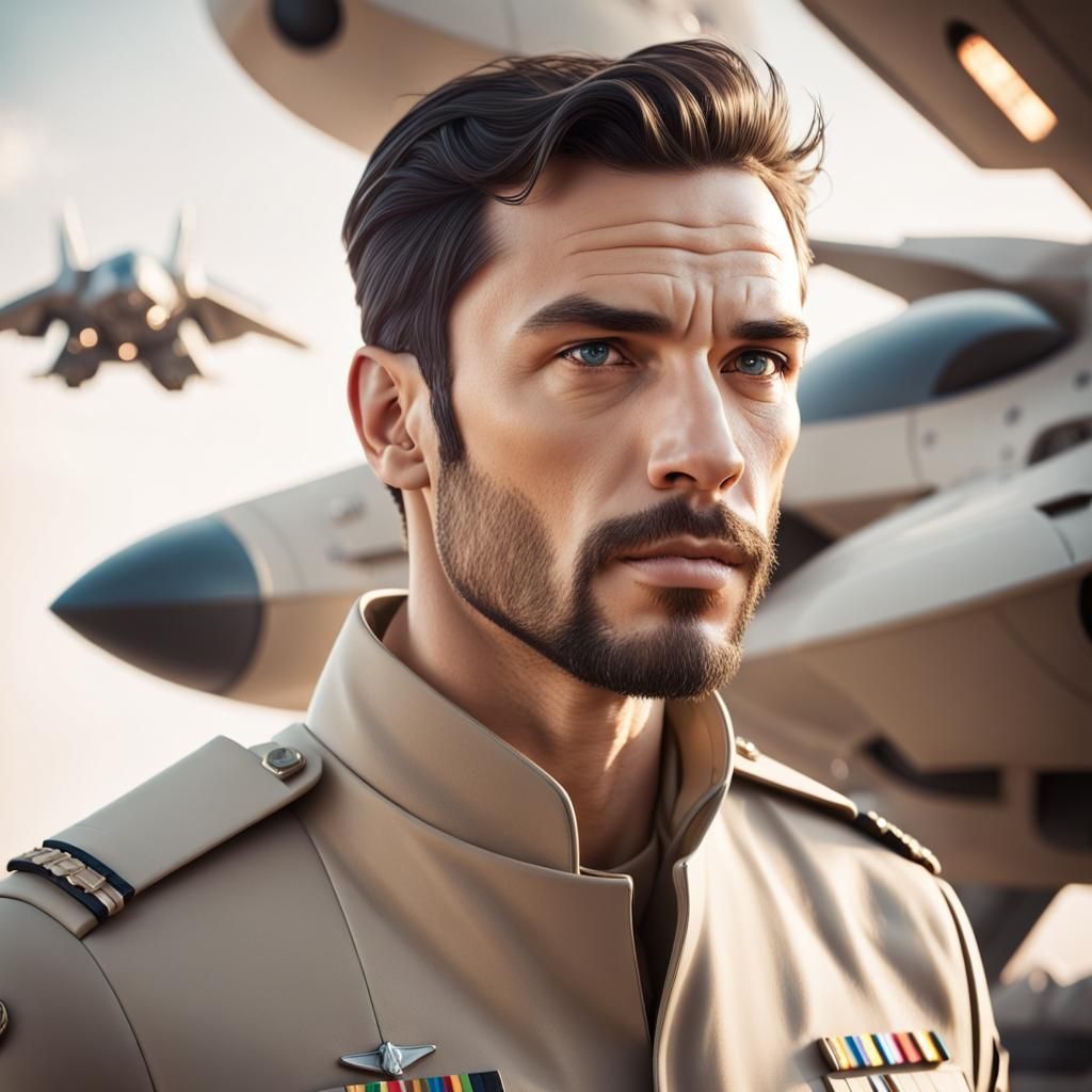 Futuristic Military Recruitment Poster with Dropships