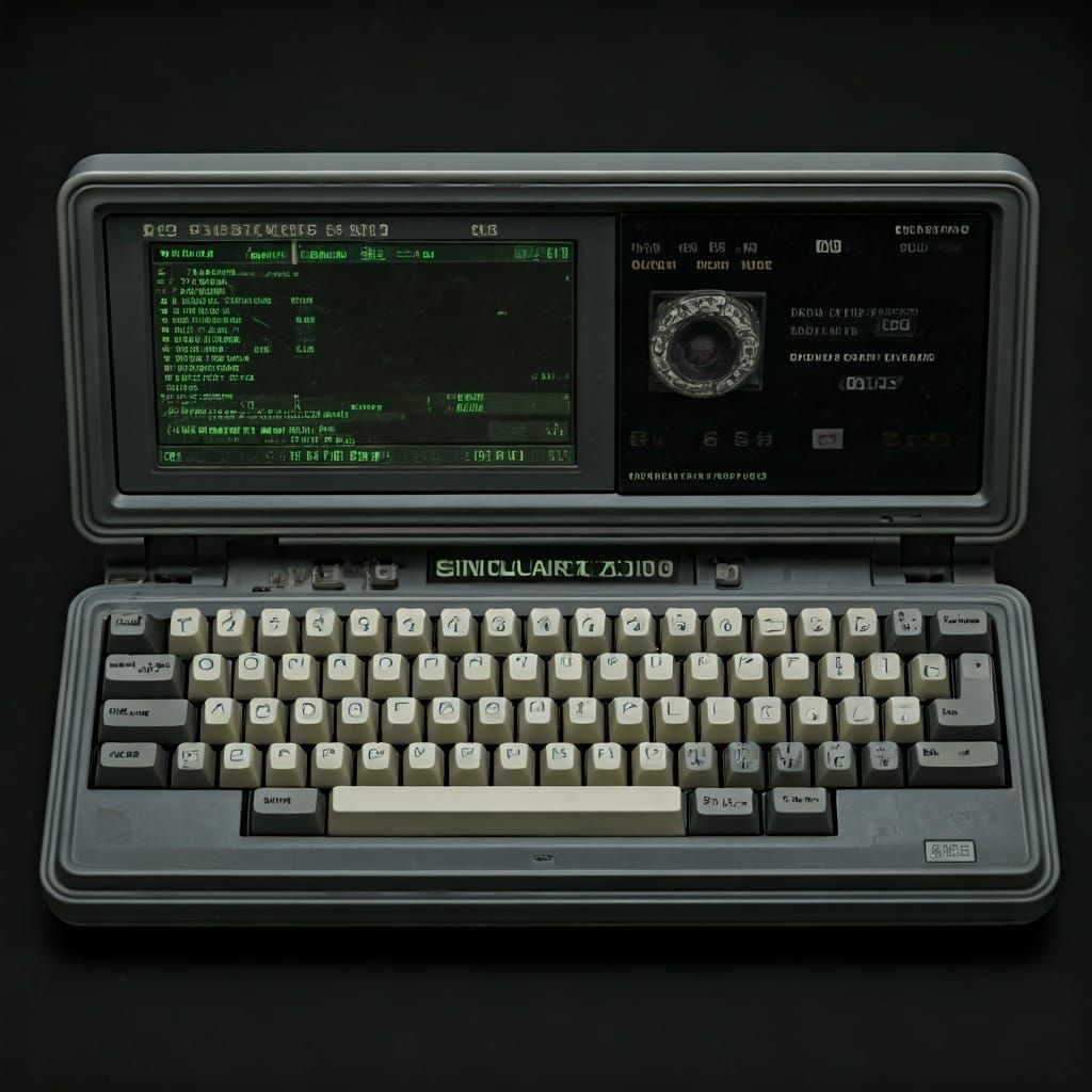 Sinclair ZX 2009: An Alternate Universe Computer - AI Art
