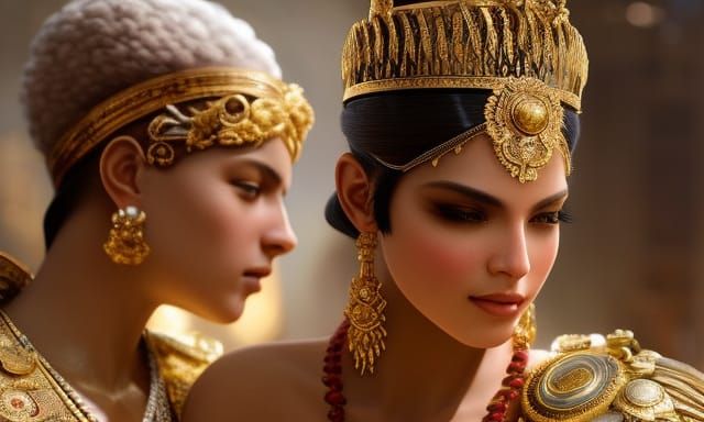 Hyperrealistic Ancient Rome in Dramatic Light