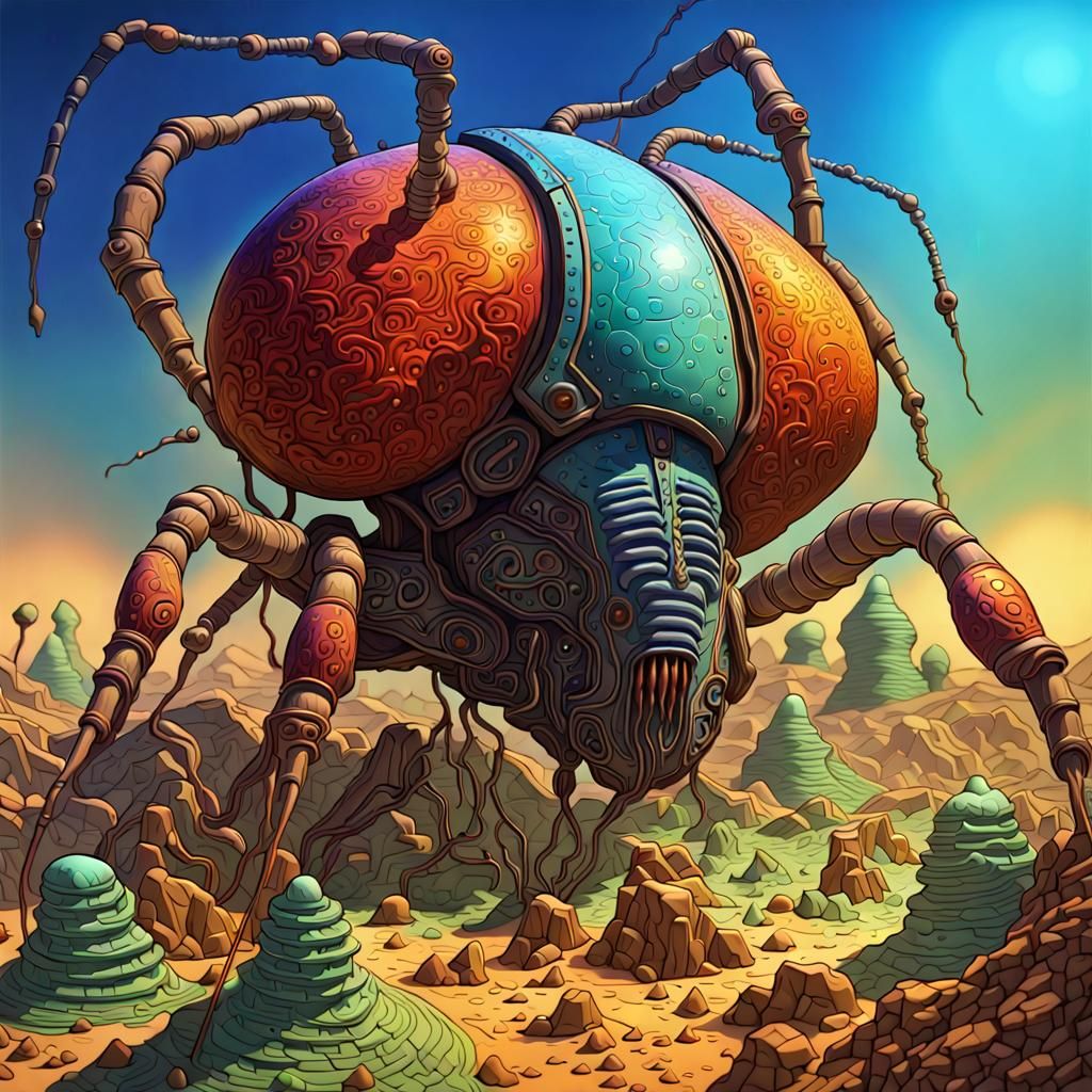 Super evolved ants with civilization
On display Brilliant co...