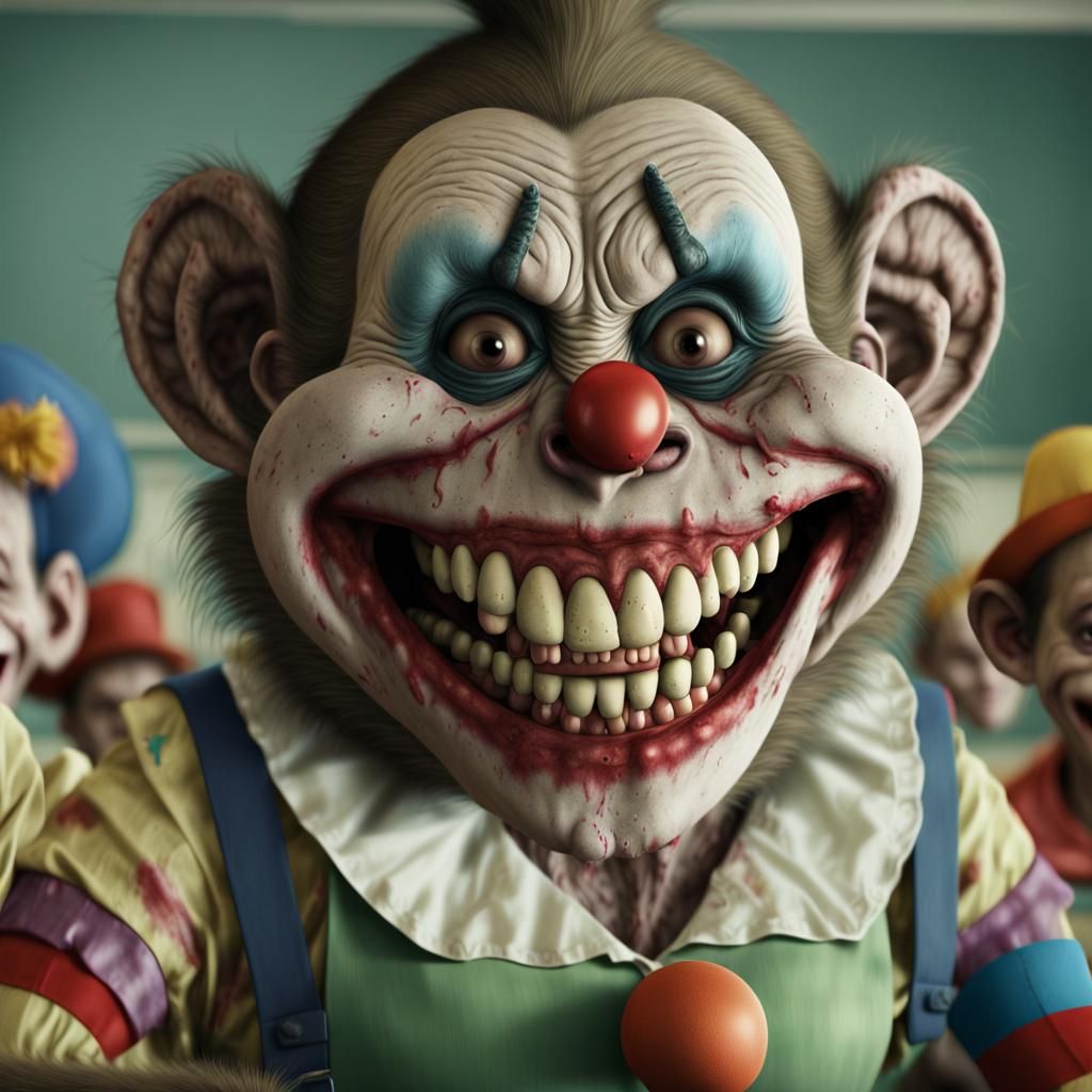 Zombie Monkey Clown: Maniacal Kindergarten Teacher