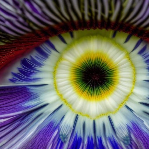 Hyperrealistic Eye: Light, Color, and Depth