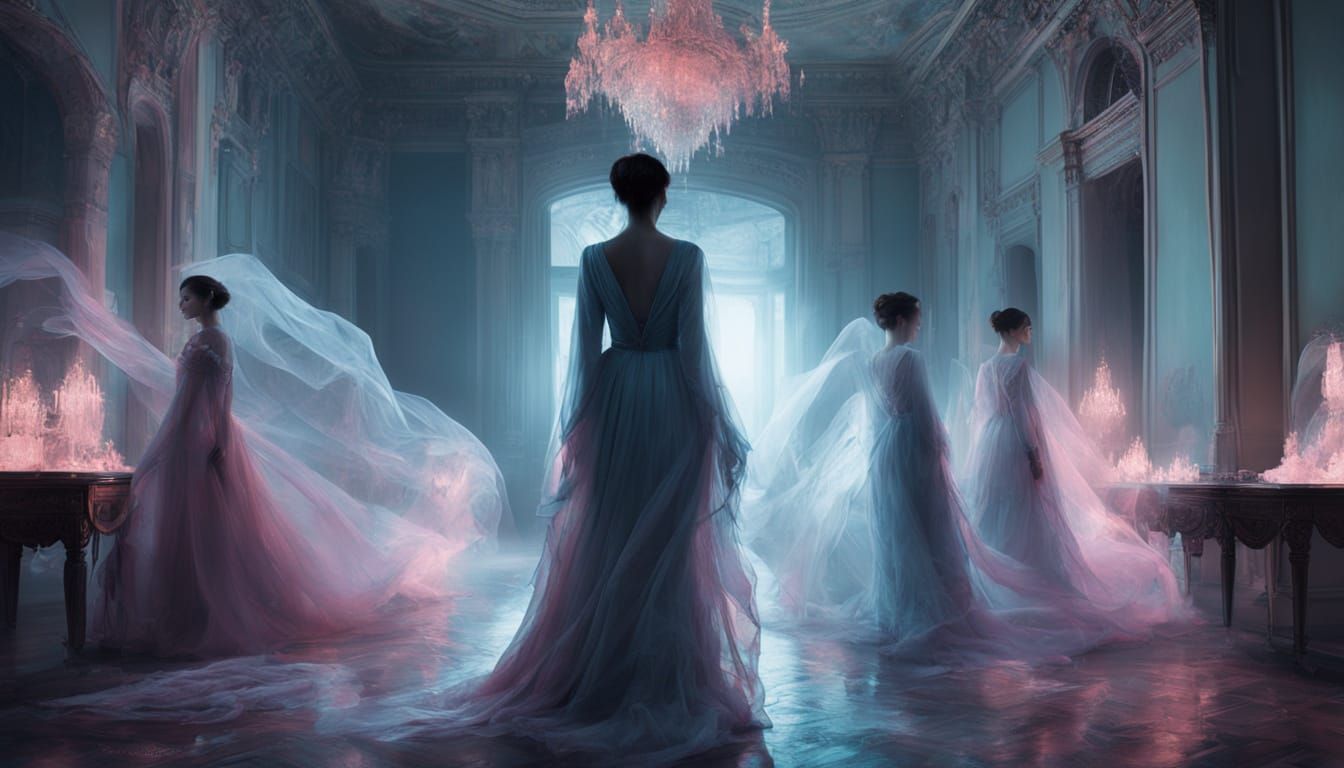 Cyberpunk Glitch Scene with Digital Distortion Effects