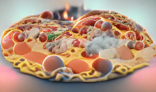 Cartoon Pizza Slice Character Illustration