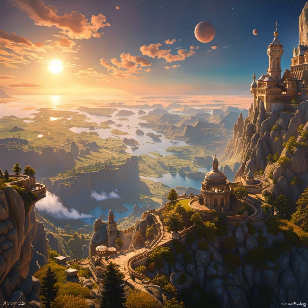 Edge of the World: Galactic Space Art