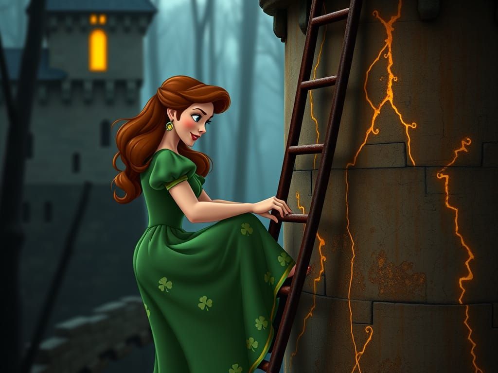 Belle in Kintsugi Castle