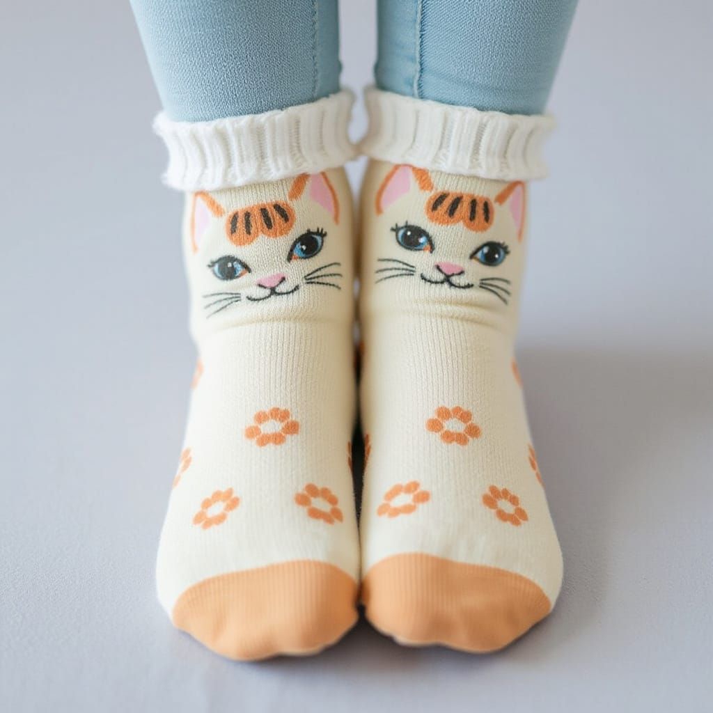 Adorable Kawaii Neko Cat Socks