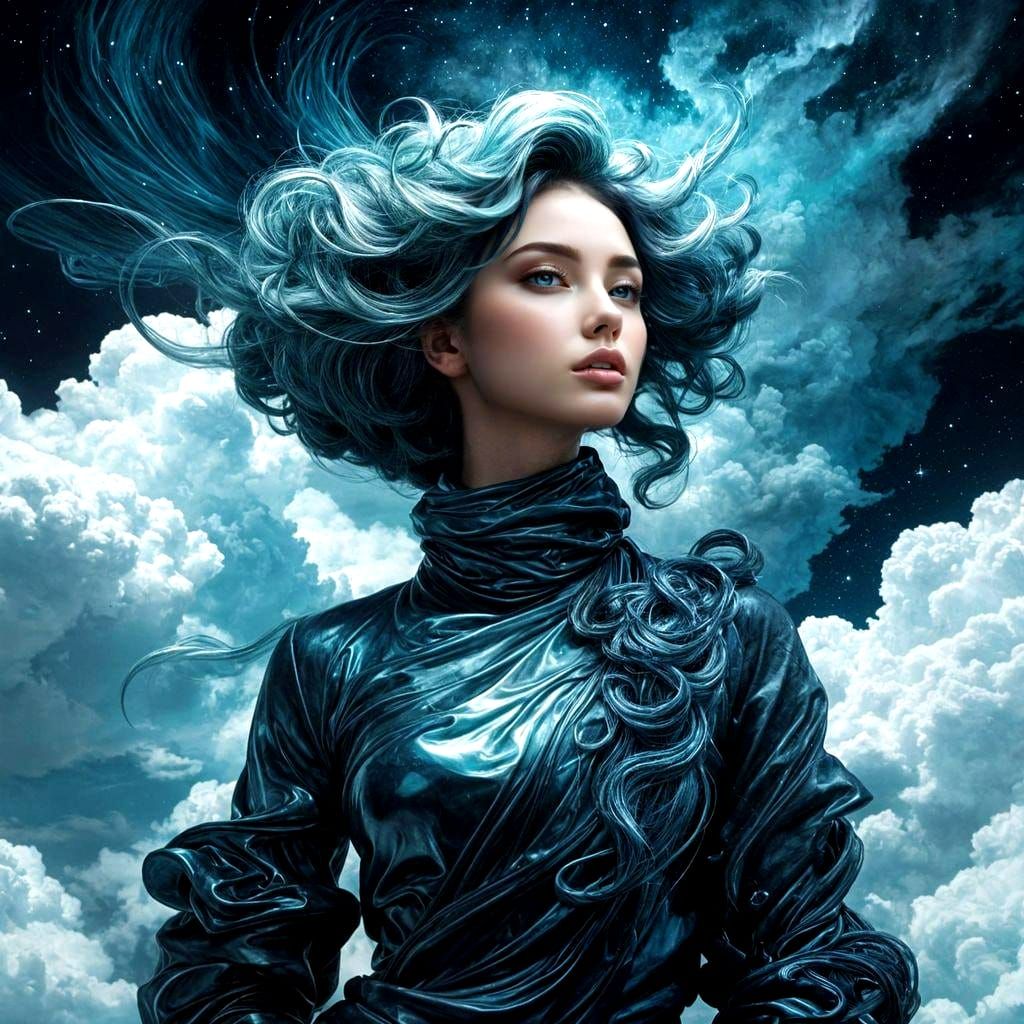 Cloud World Photo Illustration in Shatseva Style