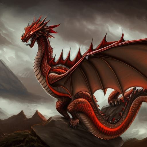 Majestic Dragon Art: A Mythical Creature