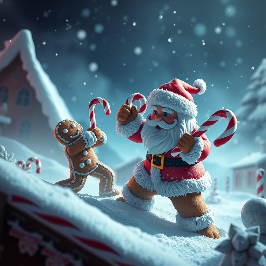 Sugar Cookie Warriors Defy Jolly Old Saint Nick