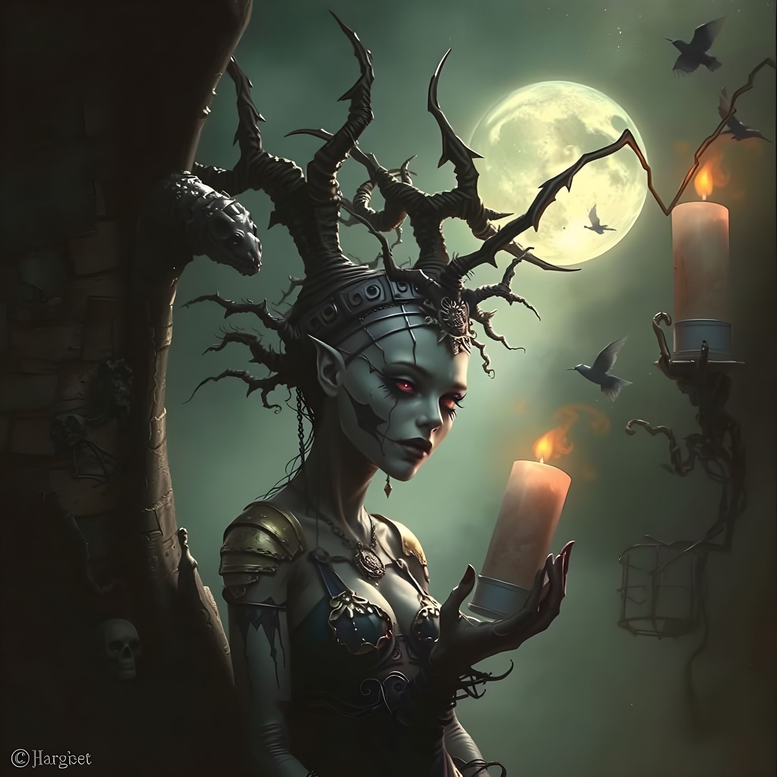 Macabre Fantasy Fusion: Royo and Sorayama Styles